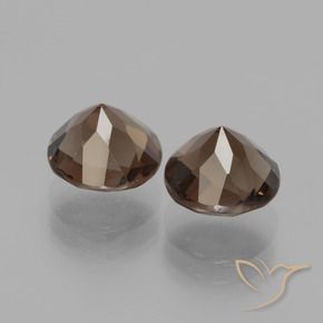 4.00克拉天然烟晶，圆形的，VVS-VS