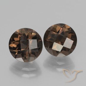 3.77克拉天然烟晶，圆形的，VVS-VS