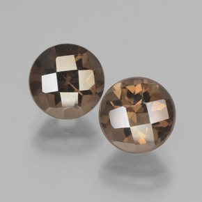 4.01克拉天然烟晶，圆形切割，VVS-VS