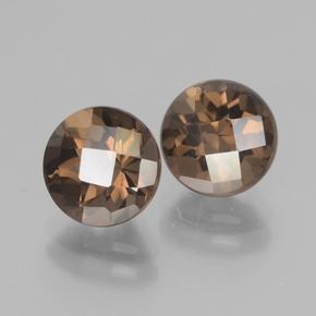 4.01克拉天然烟晶，圆形切割，VVS-VS