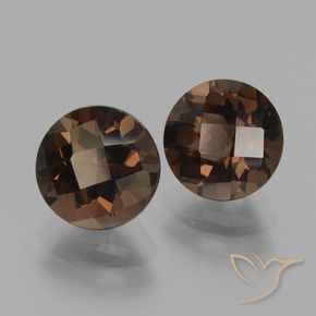 3.66克拉天然烟晶，圆形切割，VVS-VS