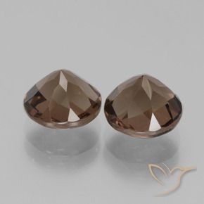 3.88克拉天然烟晶，圆形的，VVS-VS