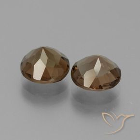 3.55克拉天然烟晶，圆形的，VS
