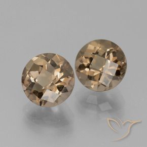 4.07克拉天然烟晶，圆形的，VVS-VS