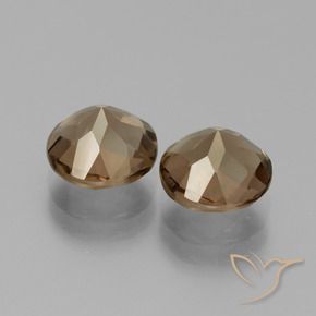 3.60克拉天然烟晶，圆形的，VS