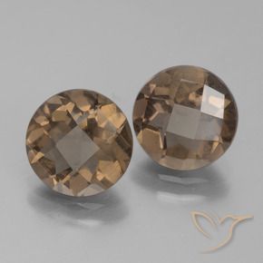 3.21克拉天然烟晶，圆形的，VS