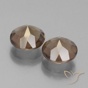 3.21克拉天然烟晶，圆形的，VS