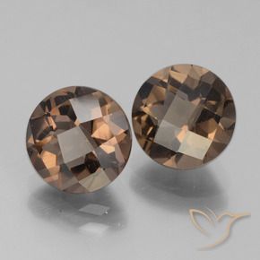3.60克拉天然烟晶，圆形的，VVS-VS