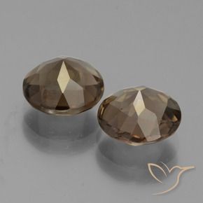 3.11克拉天然烟晶，圆形的，VS