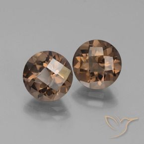 3.61克拉天然烟晶，圆形的，VS