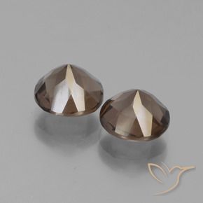3.61克拉天然烟晶，圆形的，VS