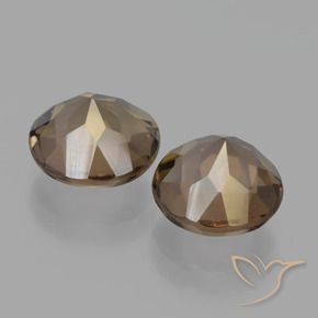3.57克拉天然烟晶，圆形的，VS