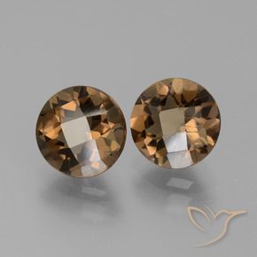 3.58克拉天然烟晶，圆形的，VS