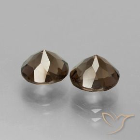 3.62克拉天然烟晶，圆形的，VS