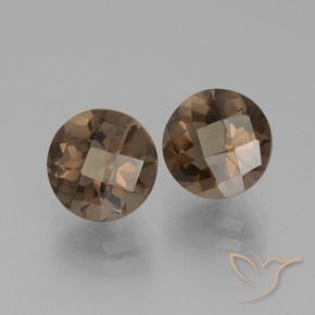 3.83克拉天然烟晶，圆形的，VS