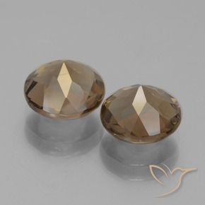 3.23克拉天然烟晶，圆形的，VS