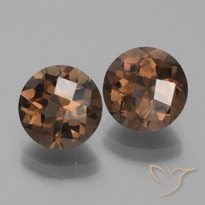 3.79克拉天然烟晶，圆形的，VS
