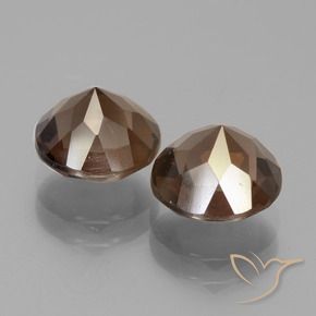 3.79克拉天然烟晶，圆形的，VS