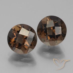 3.76克拉天然烟晶，圆形的，VS
