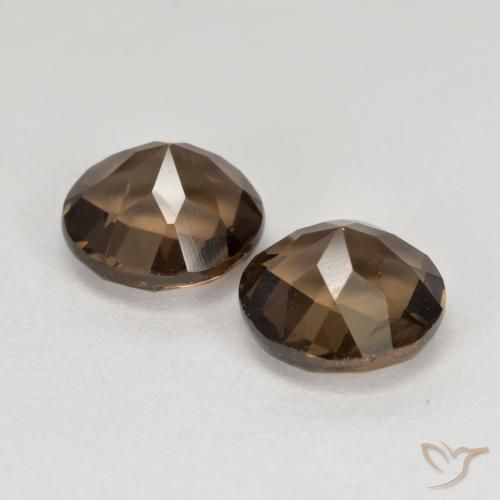 3.40克拉天然烟晶，圆形的，VS