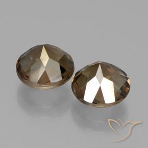 3.37克拉天然烟晶，圆形的，VS