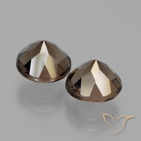 3.63克拉天然烟晶，圆形的，VS