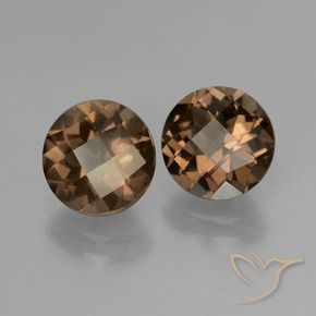 3.61克拉天然烟晶，圆形的，VS