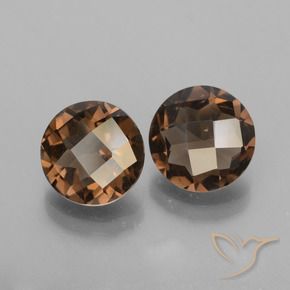 3.15克拉天然烟晶，圆形的，VS
