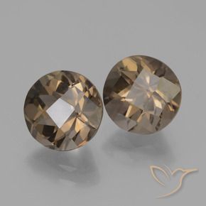 3.57克拉天然烟晶，圆形的，VVS-VS