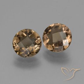3.00克拉天然烟晶，圆形的，VS