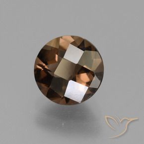 1.62克拉天然烟晶，圆形的，VVS-VS