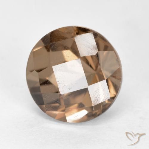 2.64克拉天然烟晶，圆形的，VS