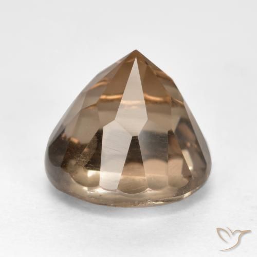 2.64克拉天然烟晶，圆形的，VS