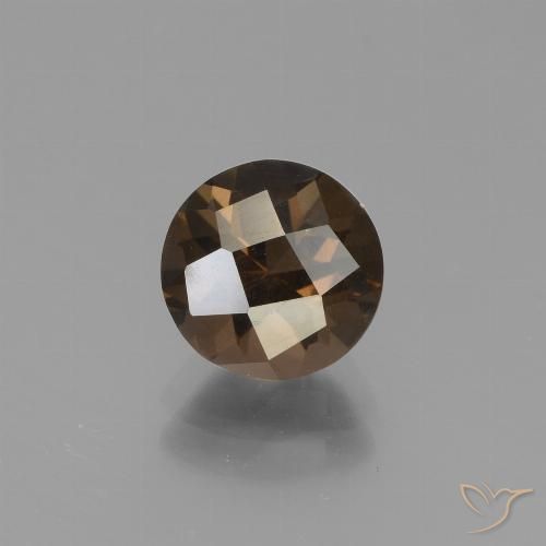 1.70ct 天然 姜饼布朗 烟晶, 圆形的, VS