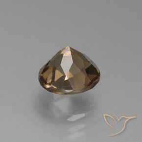 1.87克拉天然烟晶，圆形的，VVS-VS