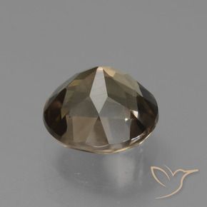 1.63克拉天然烟晶，圆形的，VVS-VS