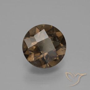 1.43克拉天然烟晶，圆形的，VS-SI
