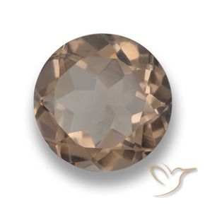 4.17克拉天然烟晶，圆形的，VS
