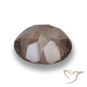 5.18克拉天然烟晶，圆形的，VVS-VS