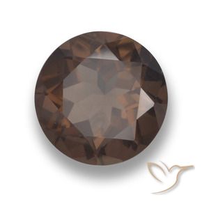 4.78克拉天然烟晶，圆形的，VVS-VS