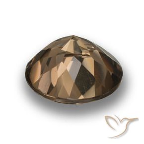 4.13克拉天然烟晶，圆形的，VVS