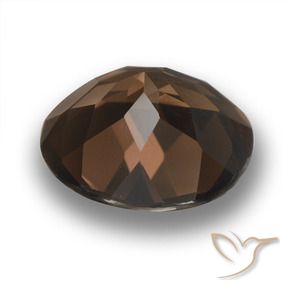 4.61克拉天然烟晶，圆形的，VVS