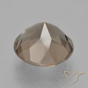 4.42克拉天然烟晶，圆形的，VVS-VS