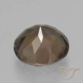 4.01克拉天然烟晶，圆形的，VVS-VS