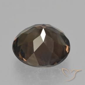 4.84克拉天然烟晶，圆形的，VVS-VS