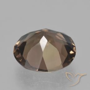 4.67克拉天然烟晶，圆形的，VVS-VS