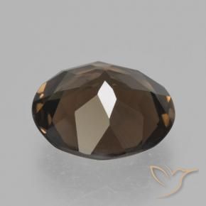 4.43克拉天然烟晶，圆形的，VVS-VS