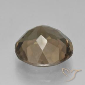 5.08克拉天然烟晶，圆形的，VS