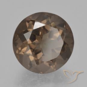 5.31克拉天然烟晶，圆形的，VVS-VS