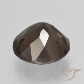 5.08克拉天然烟晶，圆形的，VVS-VS